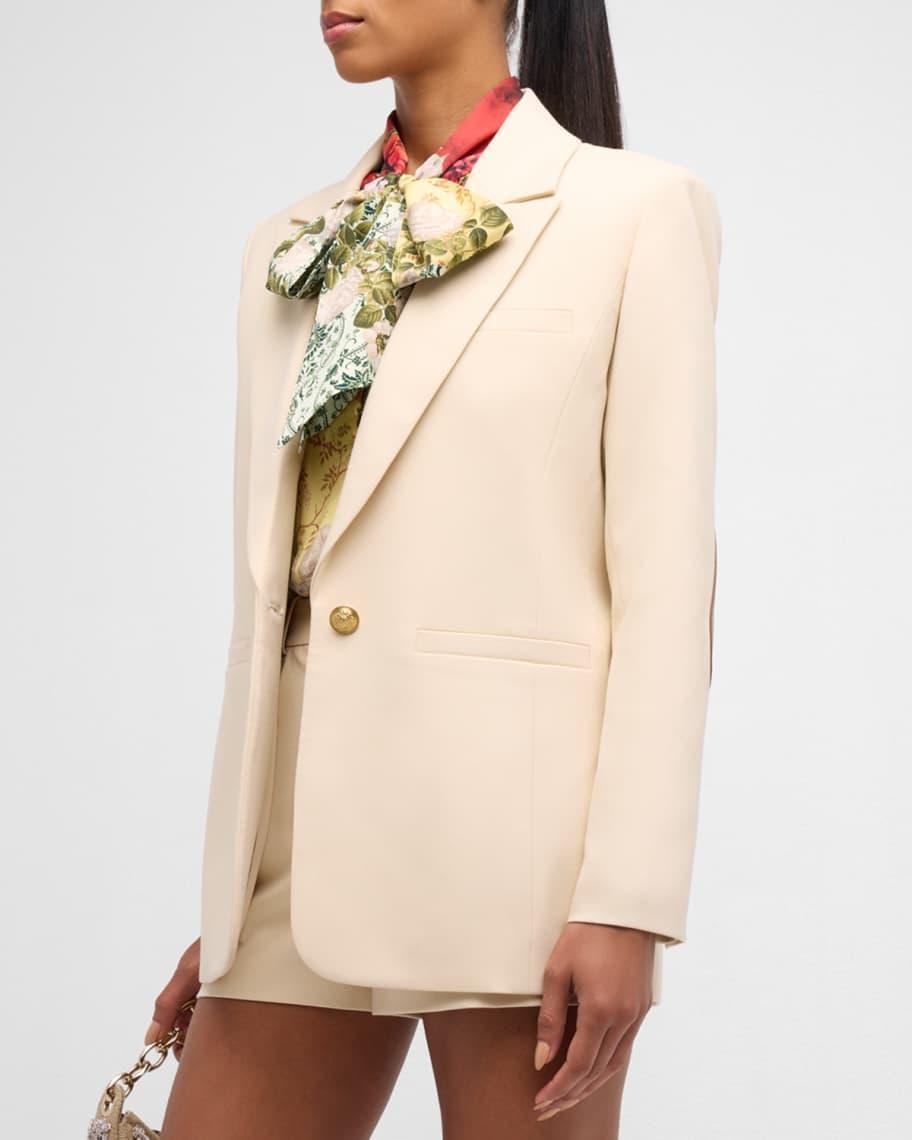 Billie Elbow Patch Boxy Blazer Product Image