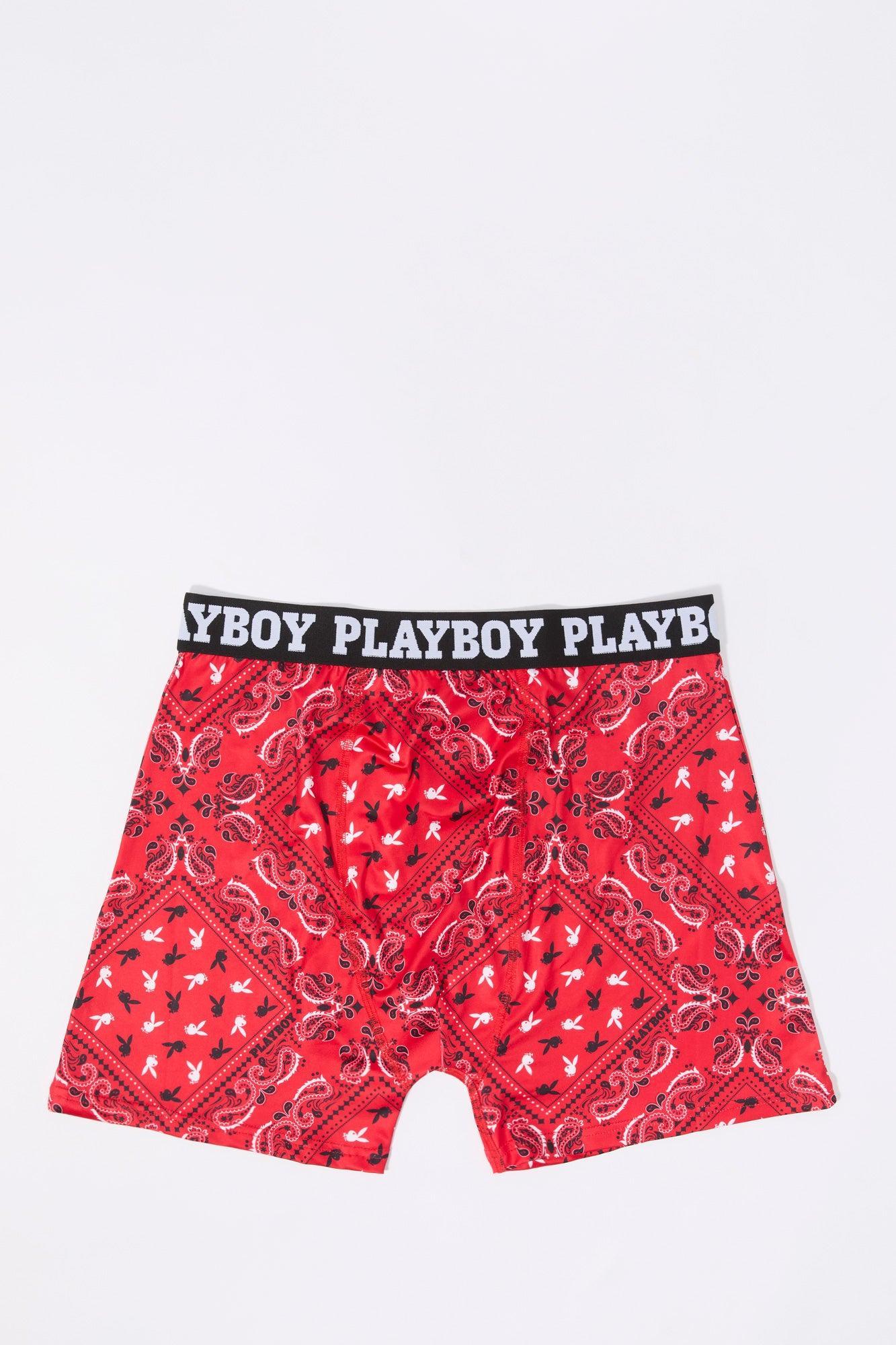 Playboy Bandana Print Boxer Brief Male Product Image