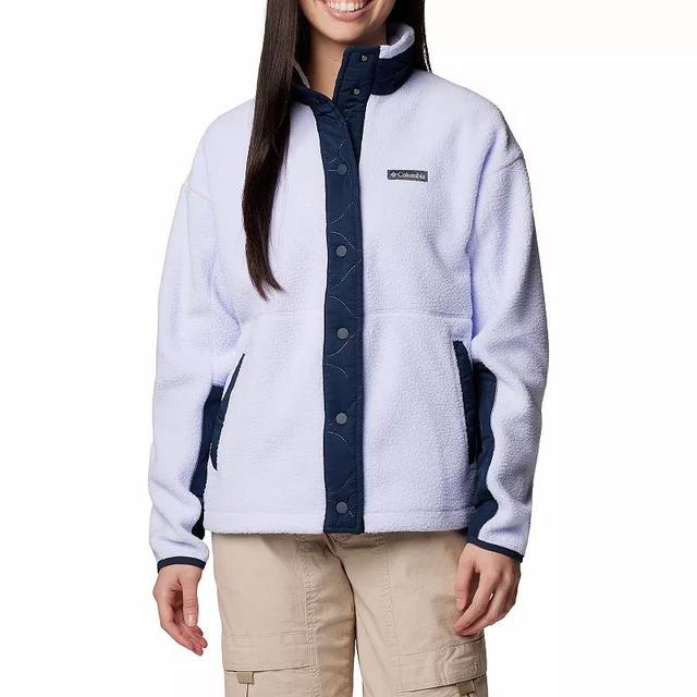 Womens Columbia Cloud Point Snap Front Fleece Jacket Product Image