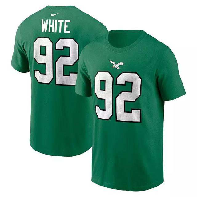 Mens Nike Reggie White Kelly Philadelphia Eagles Retired Player Name & Number T-Shirt Product Image