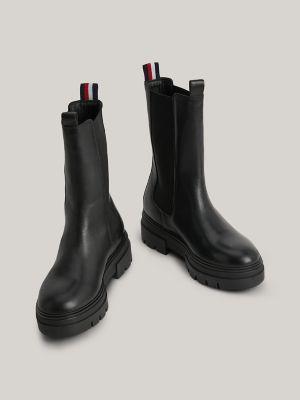 Leather Cleat Chelsea Boots Product Image