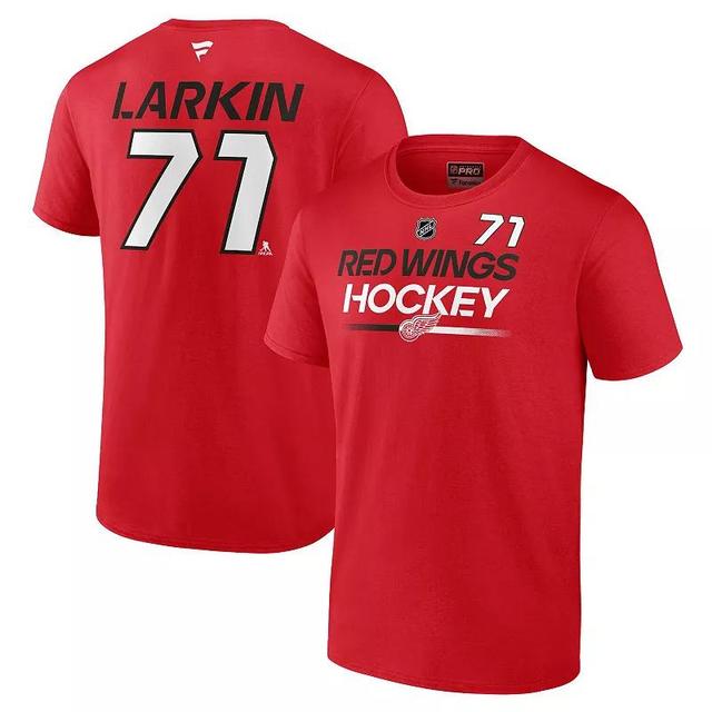 Mens Fanatics Branded Sebastian Aho Carolina Hurricanes Authentic Pro Prime Name & Number T-Shirt Product Image