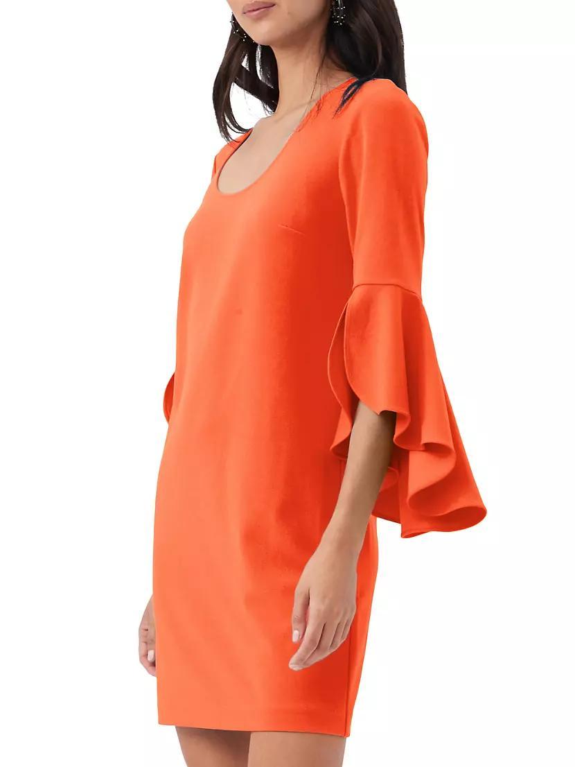 Barbette Crepe Shift Dress Product Image