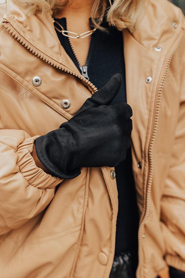 Cool Touch Tech Gloves in Black Product Image