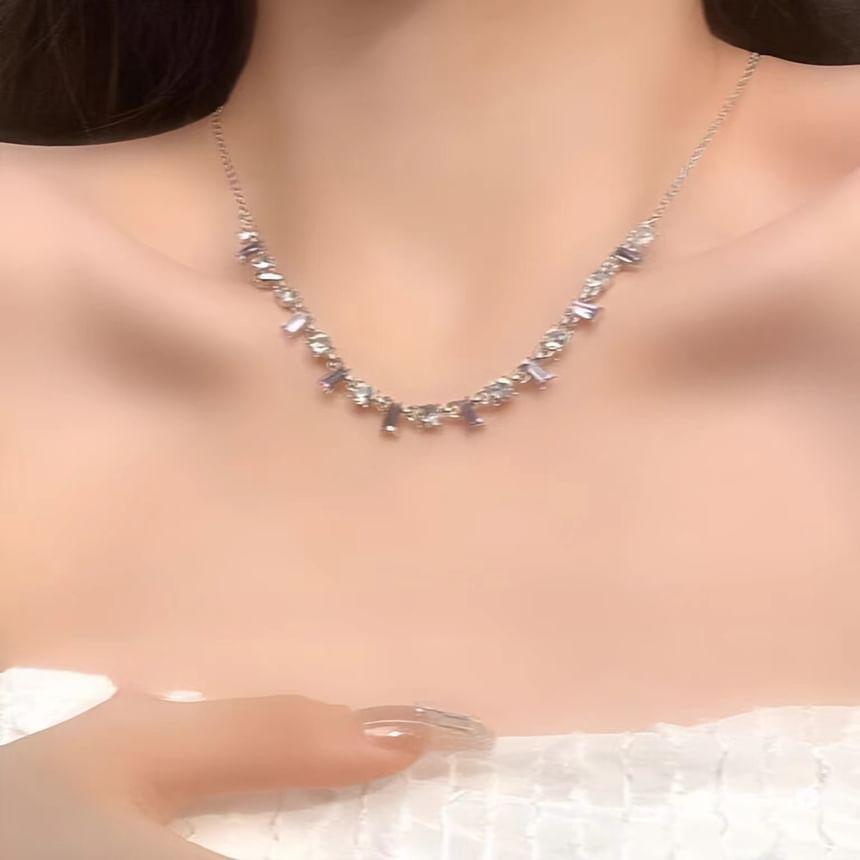 Rhinestone Chain Necklace Product Image