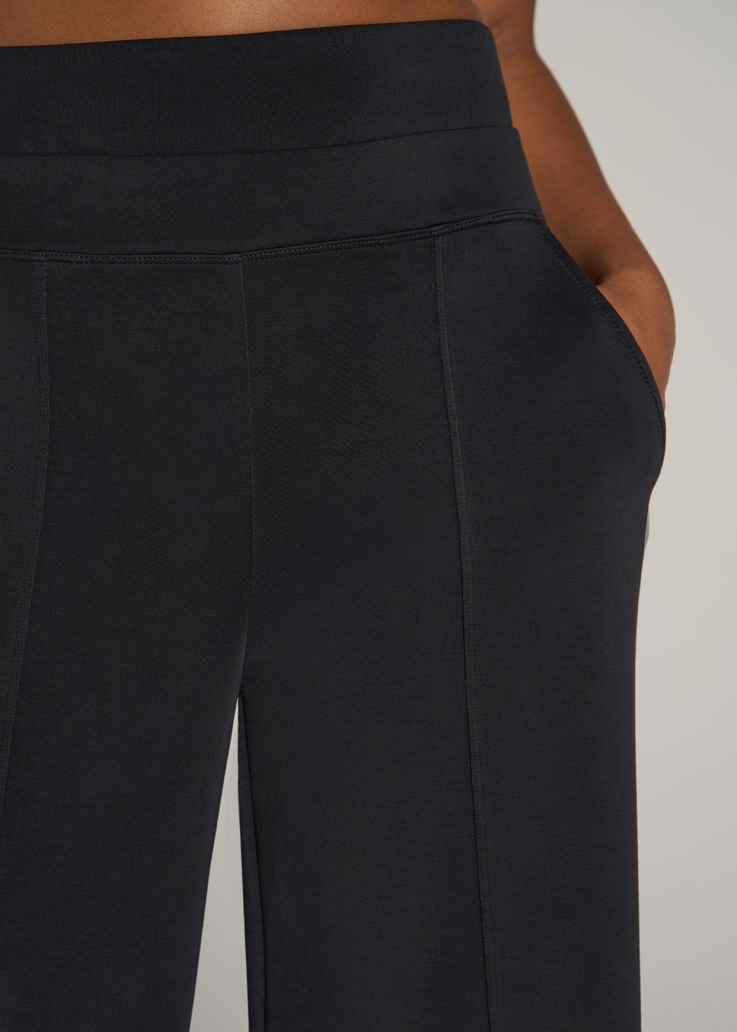 Butter Wide Leg Ultra High Rise Pant for Tall Women in Black Female Product Image