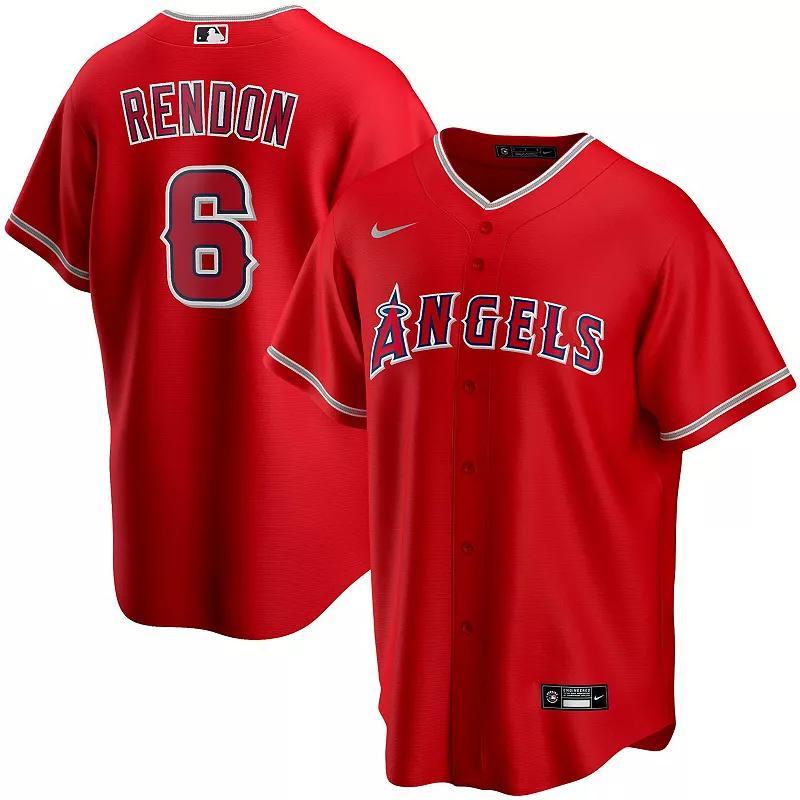 Mens Nike Anthony Rendon Los Angeles Angels Alternate Replica Player Name Jersey Product Image