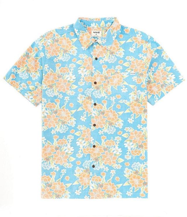 Hurley Short Sleeve Rincon Tropical Floral Printed Woven Shirt Product Image