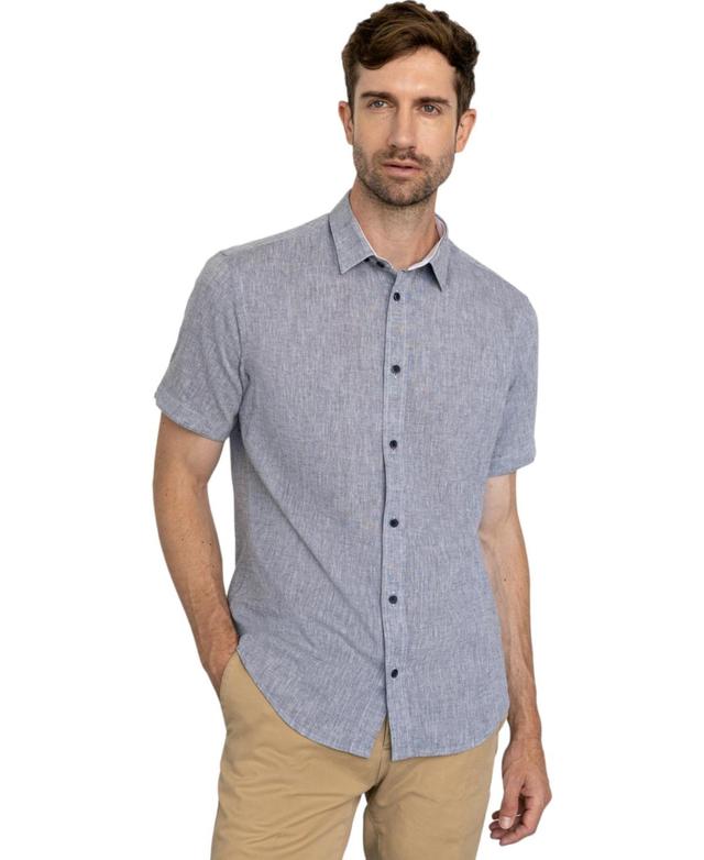 Vustra Mens Linen Short Sleeve Shirt Product Image