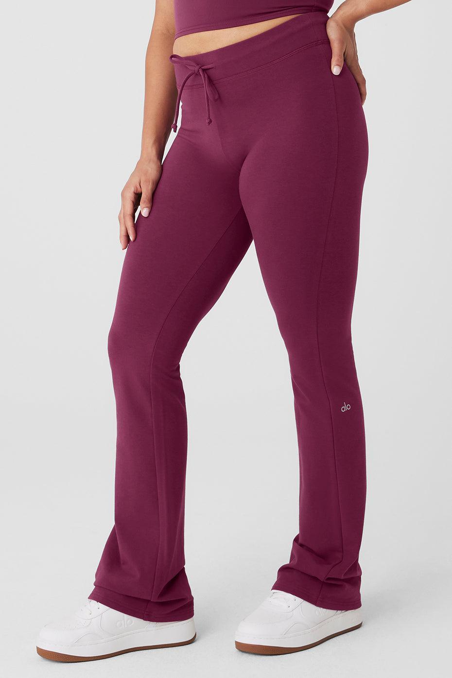 Sway Boot Cut Sweatpant - Wild Berry Product Image