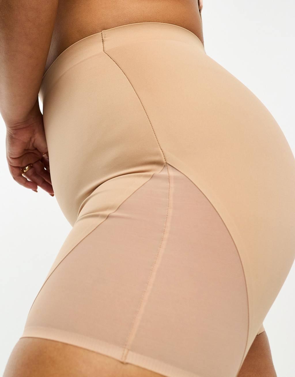 ASOS DESIGN Curve Contouring medium control short with mesh Product Image