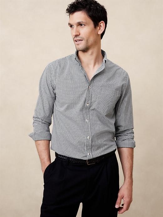 Slim Cotton Summer Shirt Product Image