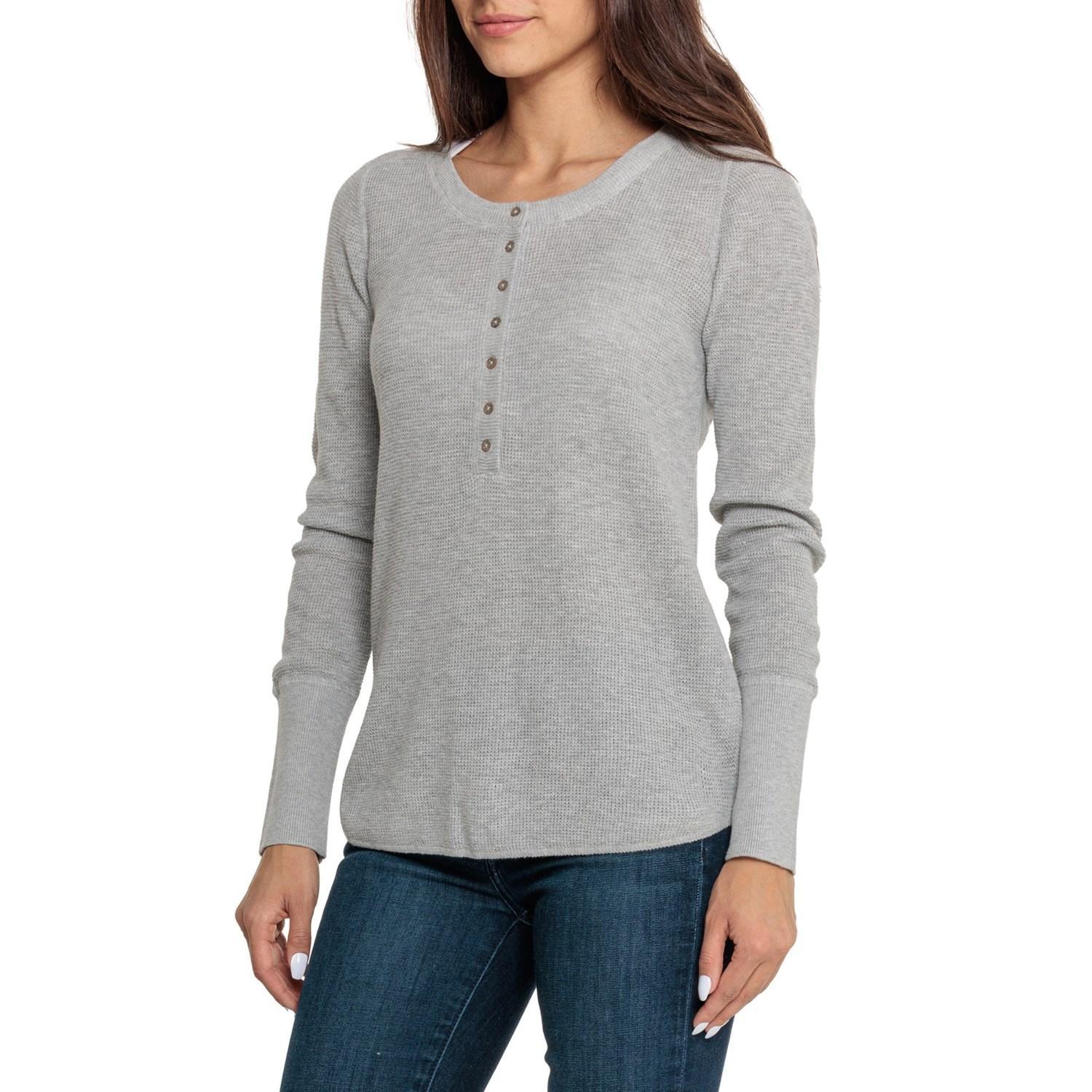 prAna Milani Henley Top - Organic Cotton, Long Sleeve Product Image