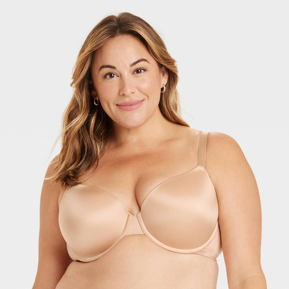 Womens Demi T-Shirt Push-Up Bra - Auden Pearl Tan 32A product image