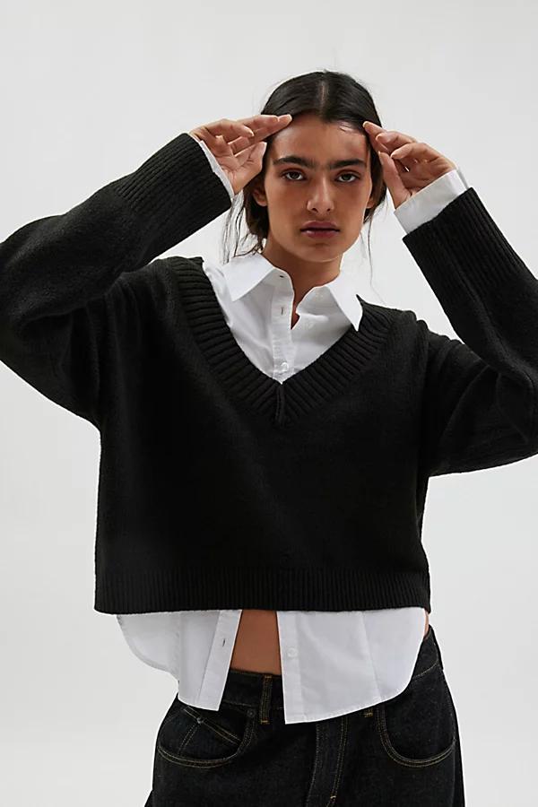 BDG Jenna V-Neck Sweater Womens at Urban Outfitters Product Image