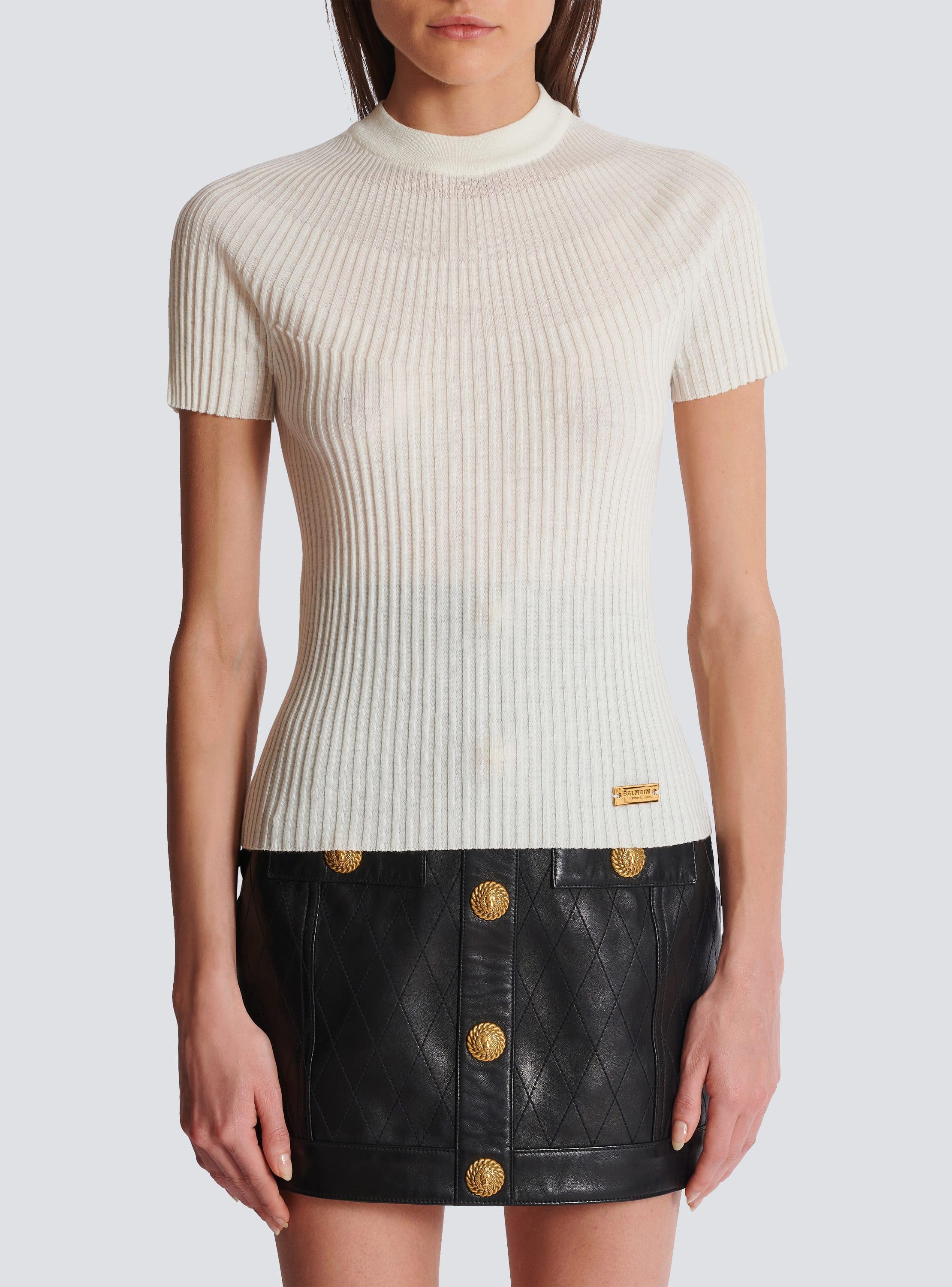 Ribbed knit top Product Image