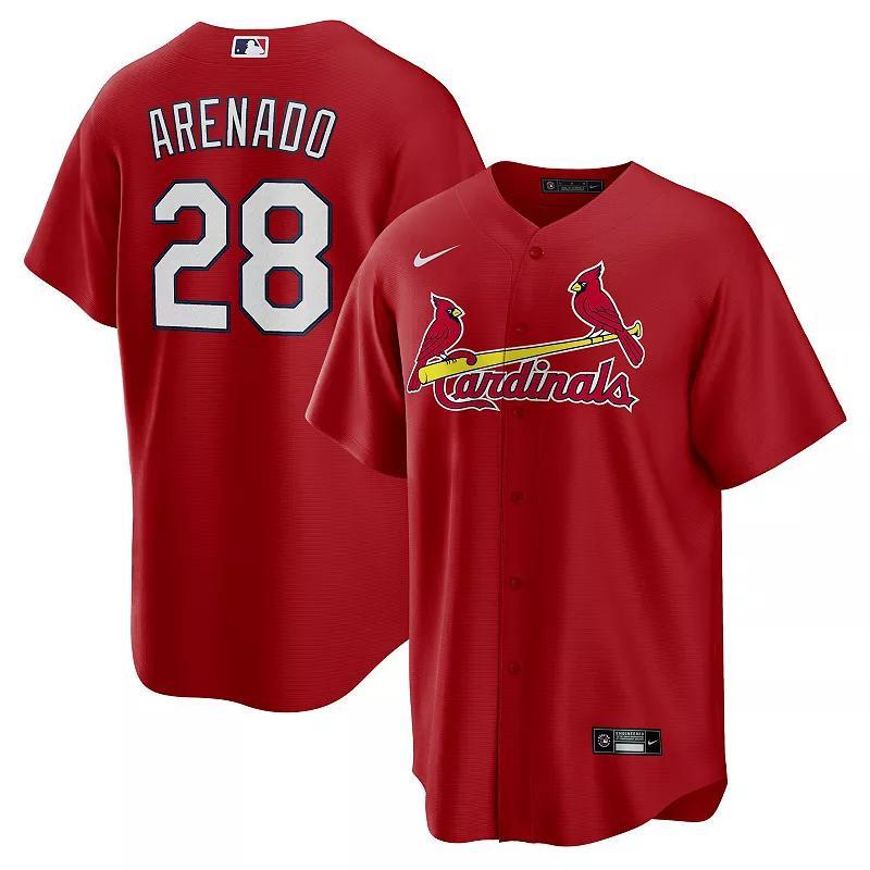 Mens Nike Nolan Arenado St. Louis Cardinals Alternate Official Replica Player Jersey Product Image