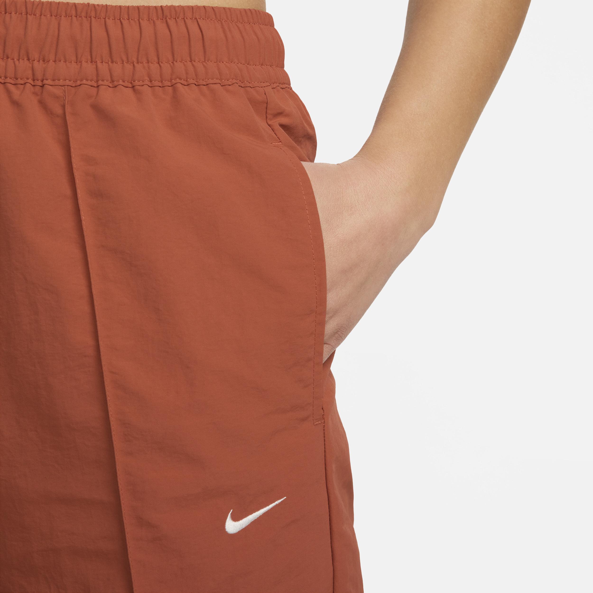 Nike Womens Nike Trend Woven Mid Rise Pants - Womens Sail/Burnt Sunrise Product Image