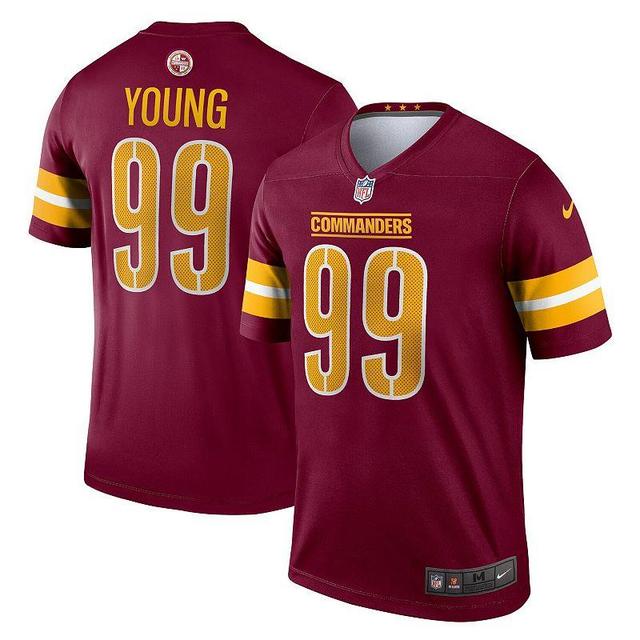 Mens Nike Chase Young Burgundy Washington Commanders Legend Jersey Product Image