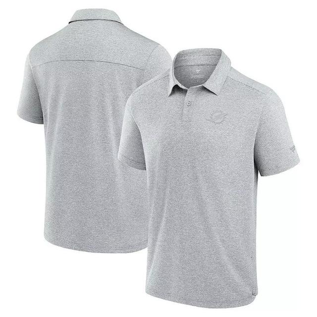 Mens Fanatics Signature Gray Los Angeles Chargers Front Office Tech Polo Shirt Product Image