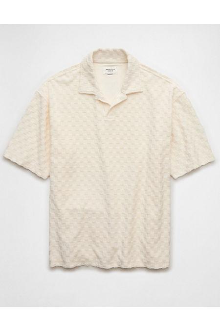 AE Terry Cloth Textured Polo Shirt Men's Product Image