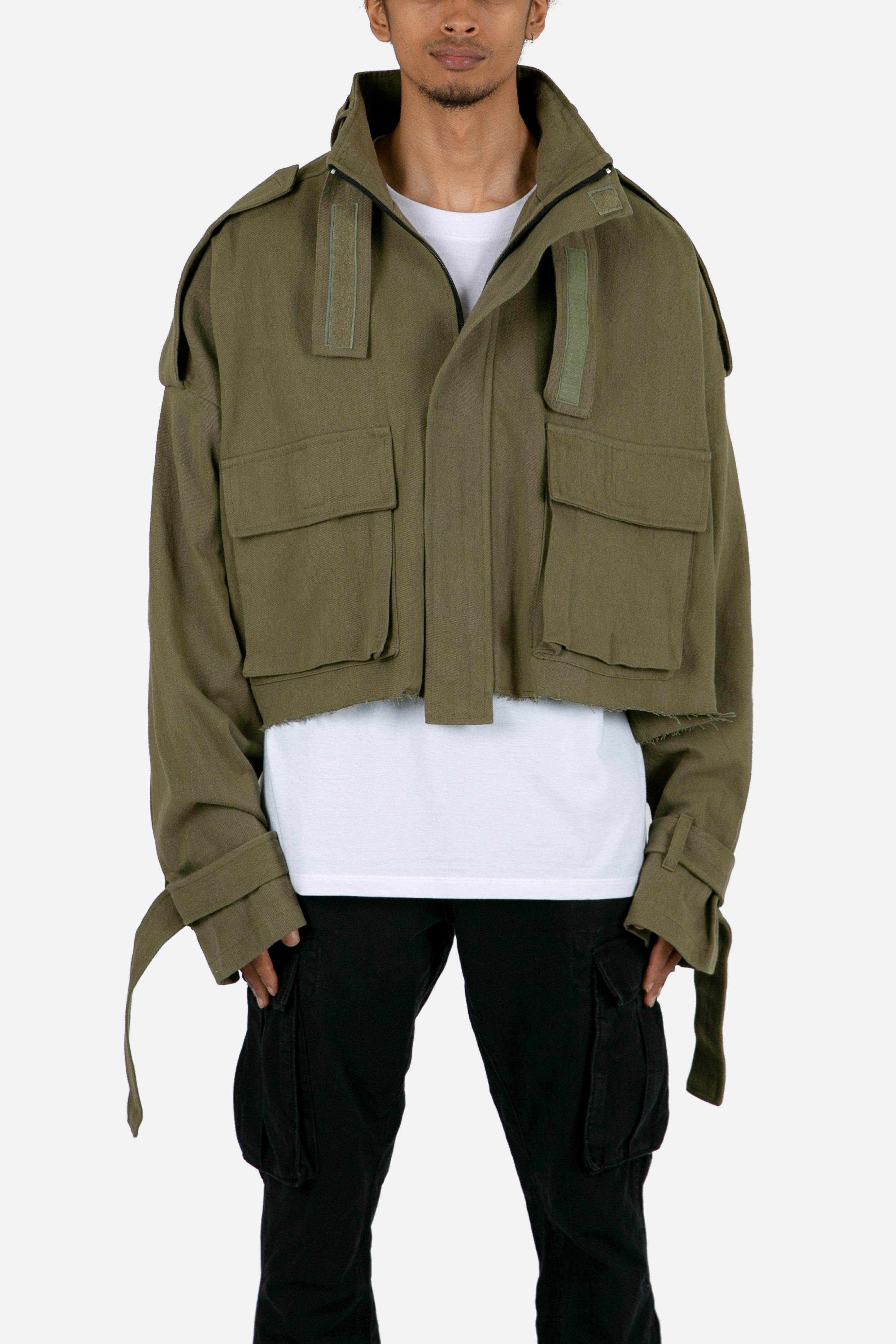 Cropped M65 Jacket - Olive Product Image