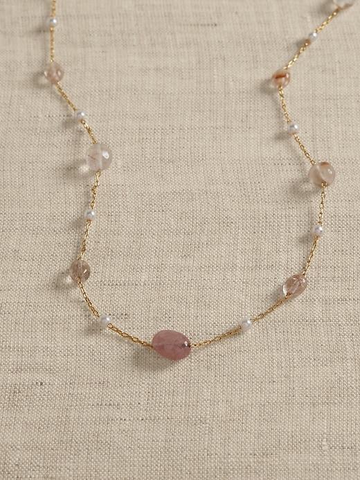 Delicate Stone Necklace Product Image