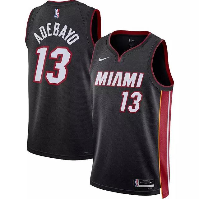 Unisex Nike Bam Adebayo Miami Heat Swingman Jersey - Icon Edition, Mens Product Image