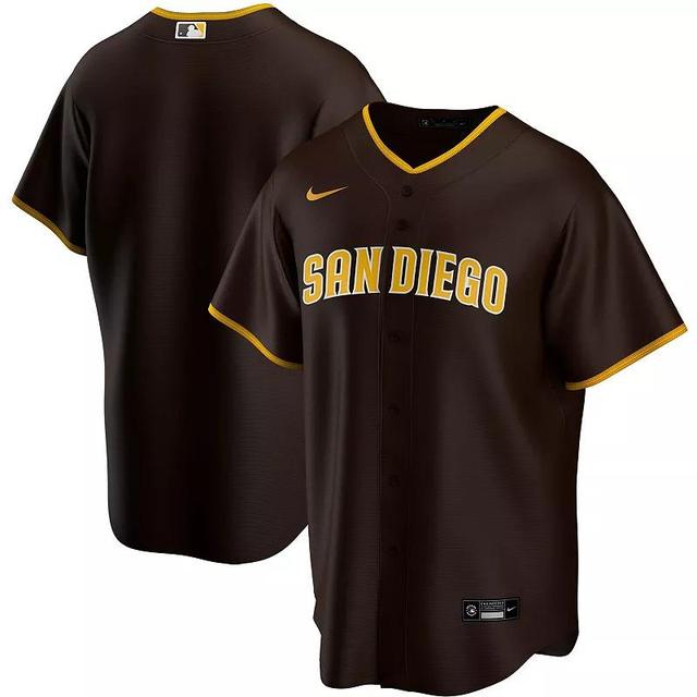 Mens Nike San Diego Padres Road Replica Team Jersey Product Image