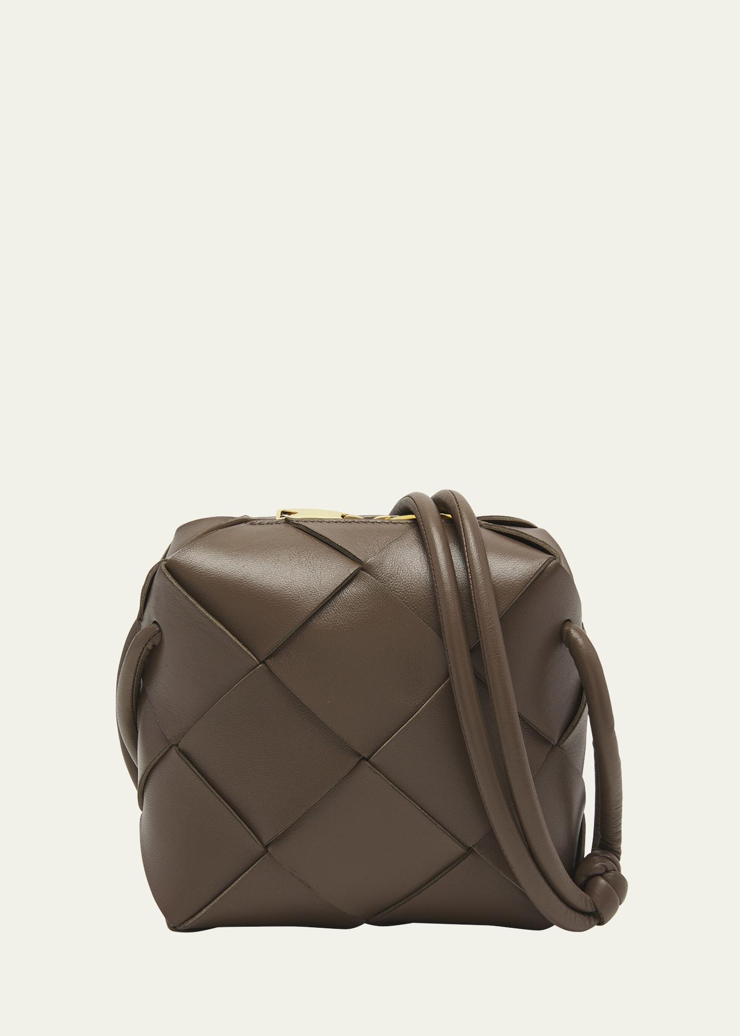 Bottega Veneta Mini Intrecciato Leather Crossbody Bag Product Image