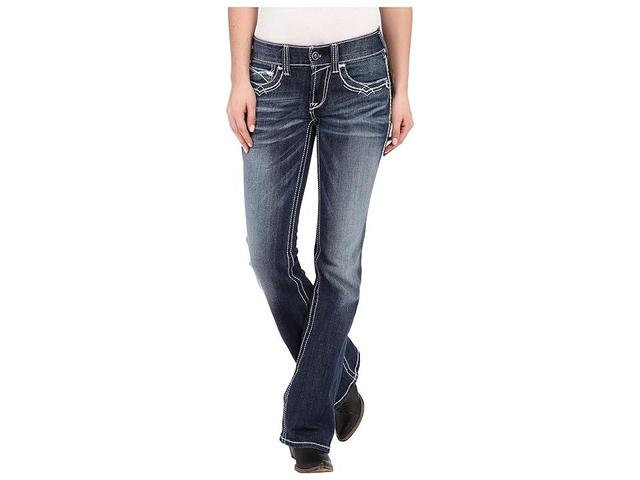 Ariat R.E.A.L. Boot Cut Entwined (Marine) Women's Jeans Product Image