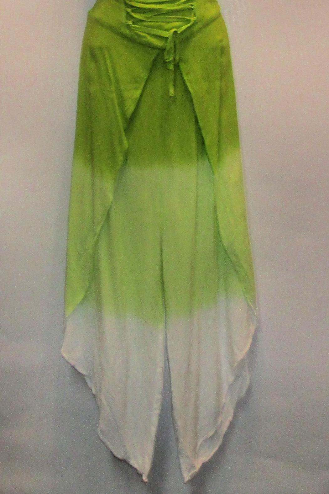 Lime Ombre Wrap Pant 2-Piece Set Female Product Image