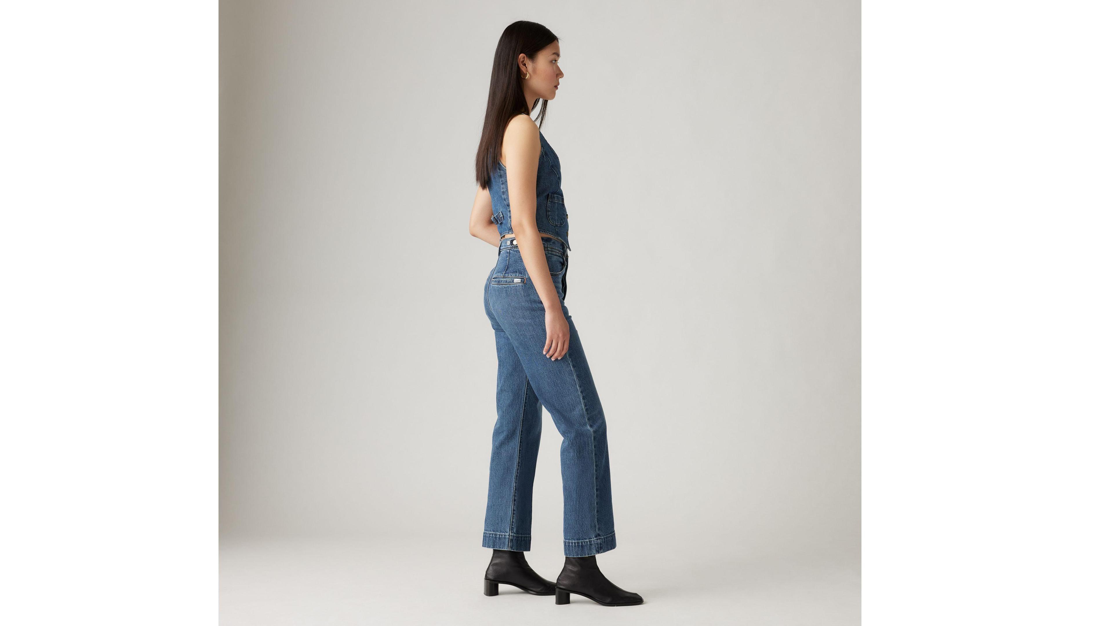 Ribcage Straight Ankle Tailored Women's Jeans Product Image