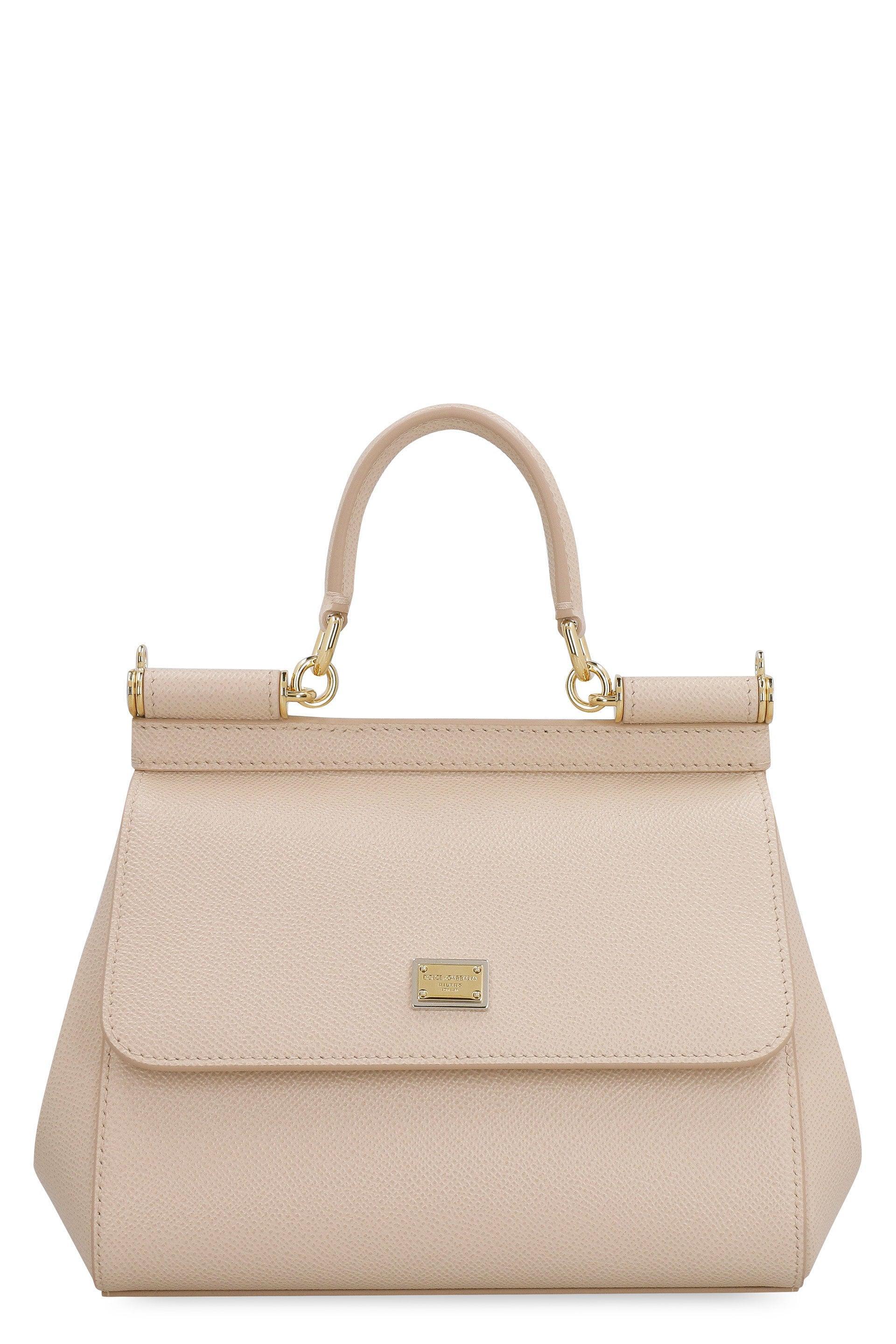 Small Sicily Top-handle Bag In Pink Product Image