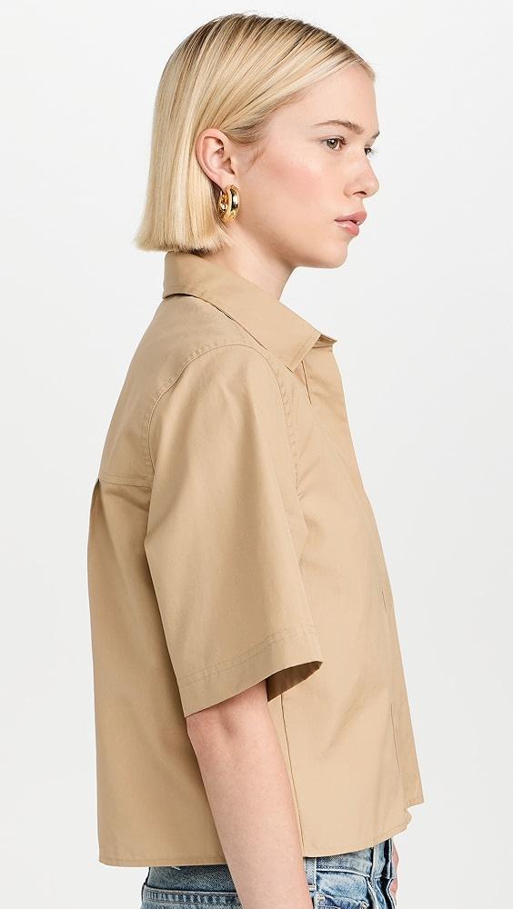 Vince Cropped Shirt | Shopbop Product Image