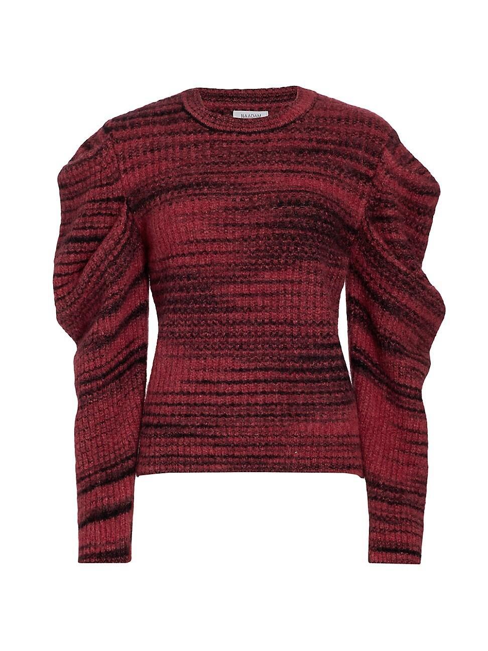 Womens Space-Dye Crewneck Sweater Product Image