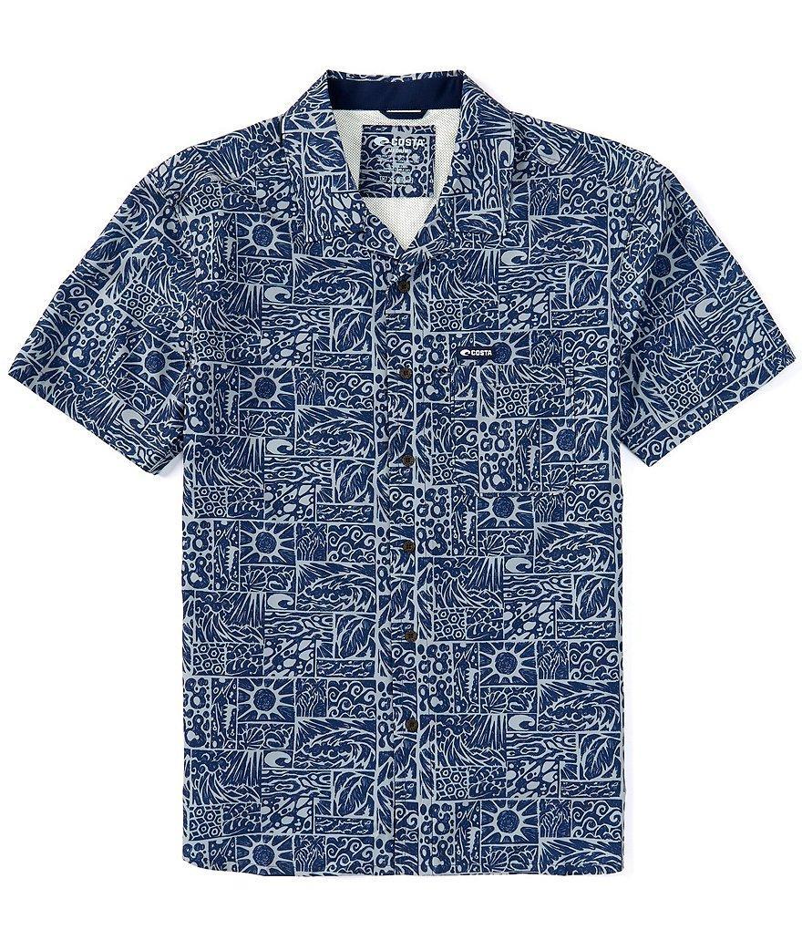 Costa Camp Tech Short Sleeve Printed Woven Shirt Product Image