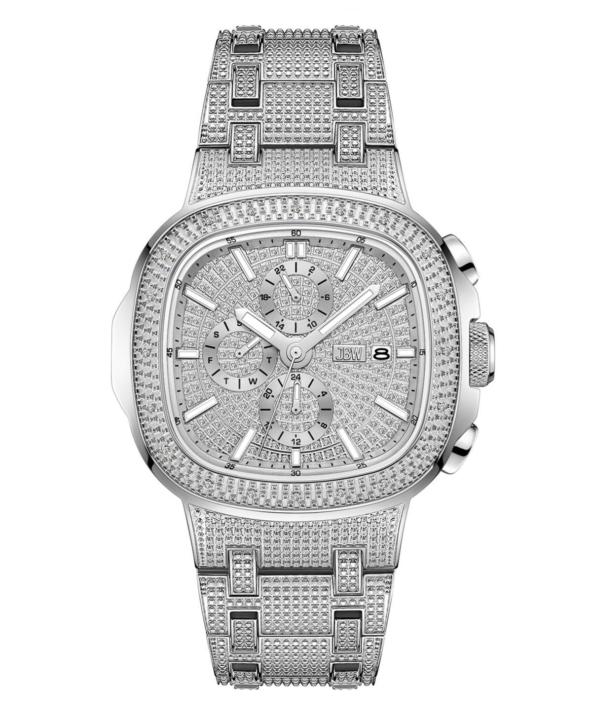 Jbw Mens Diamond (1/5 ct. t.w.) Watch in Stainless-steel 48mm Product Image