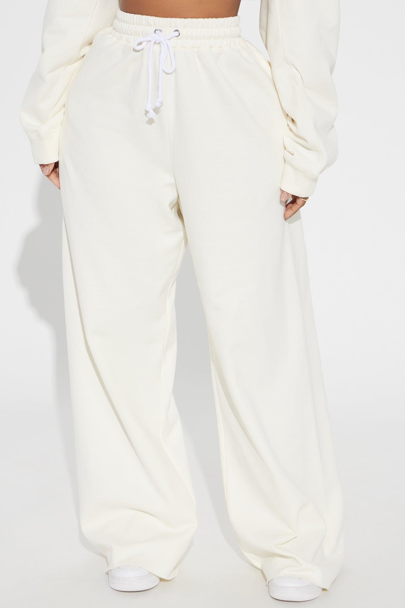 Wife Of The Party Wide Leg Pants - Ivory Product Image