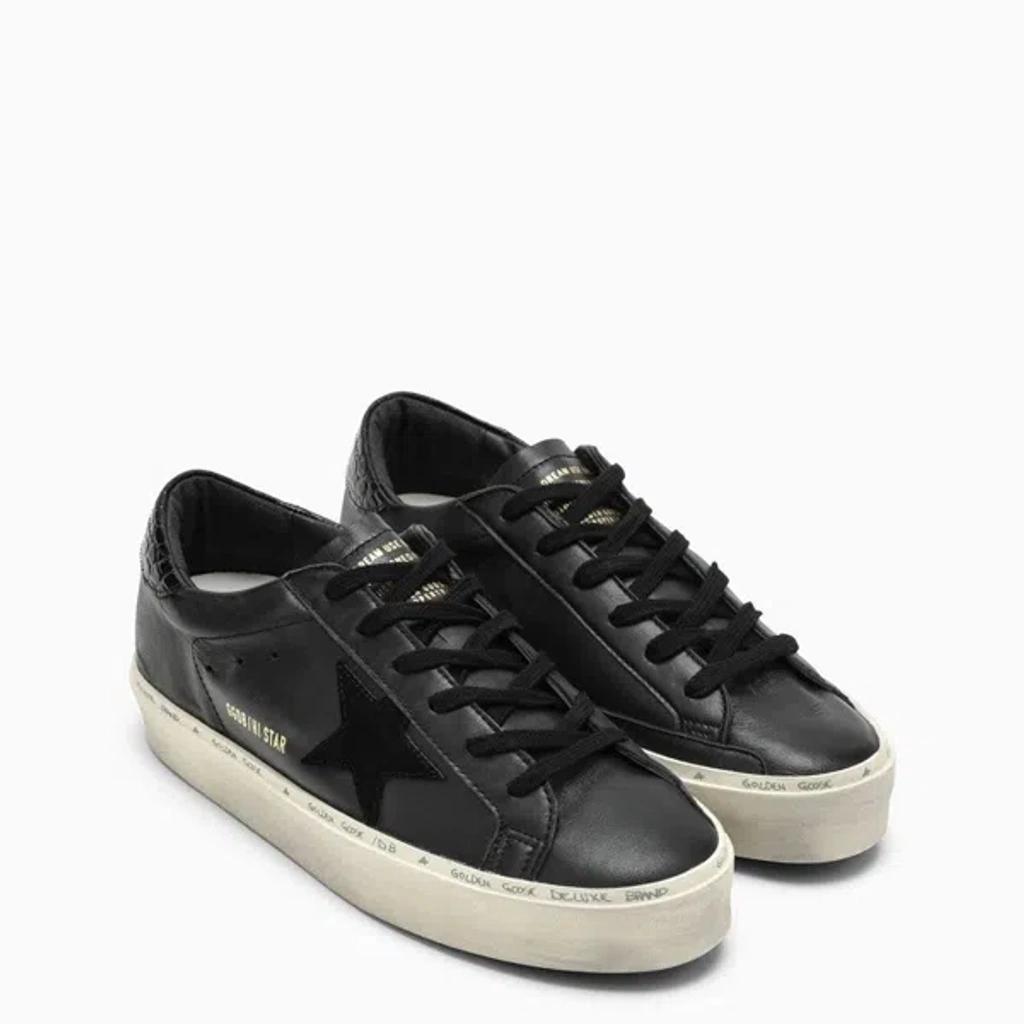 Deluxe Brand Low Hi Star Black Trainer With Platform Product Image