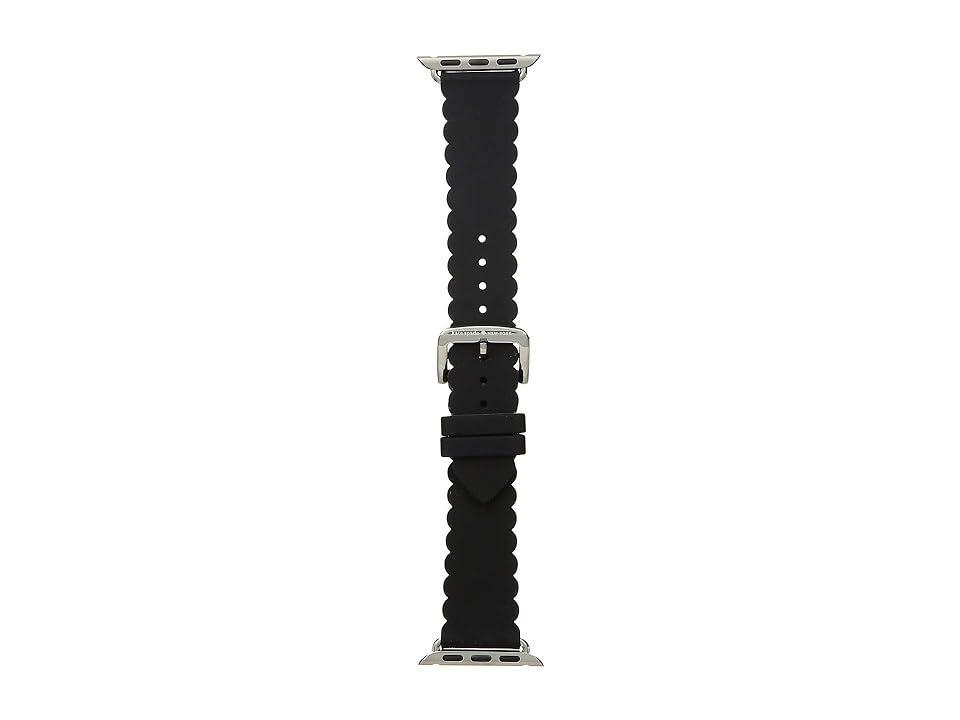 kate spade new york Black Scallop Silicone Band for Apple Watch, 38mm & 40mm Product Image