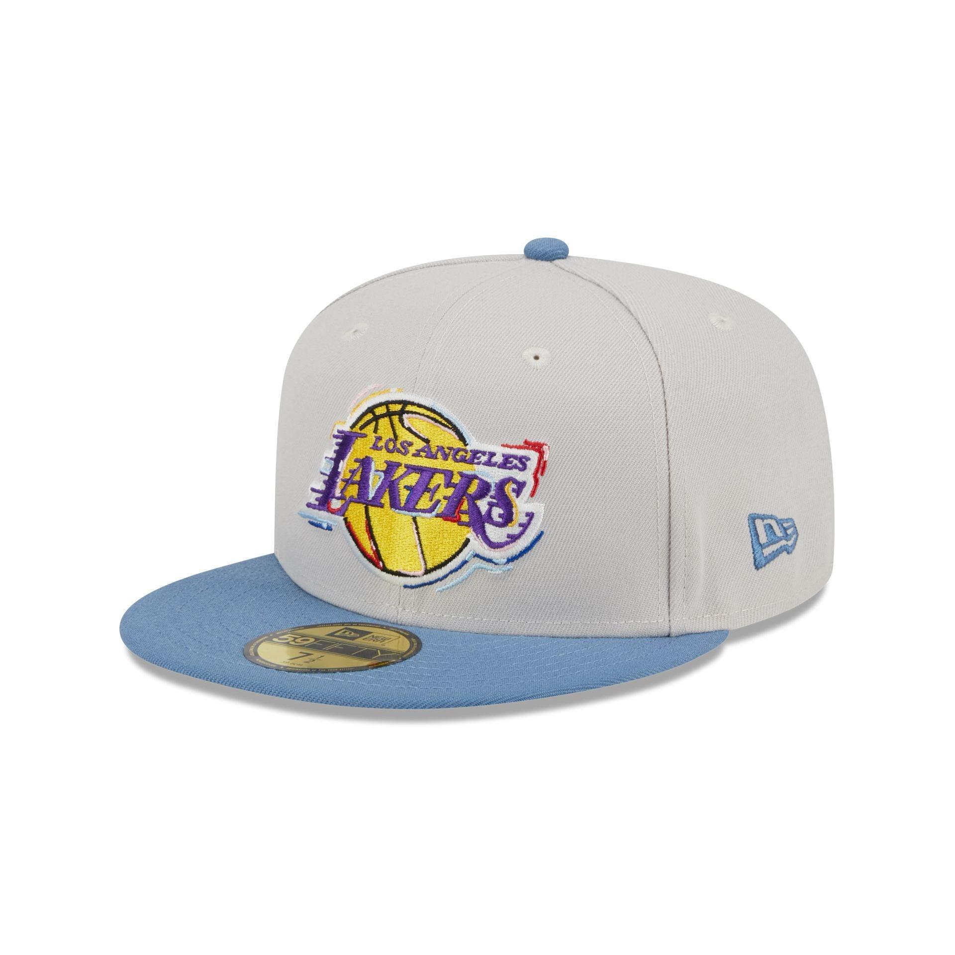 Los Angeles Lakers Color Brush 59FIFTY Fitted Hat Male Product Image