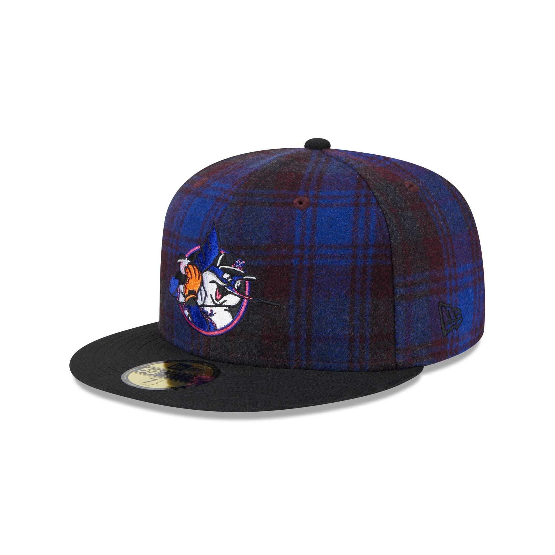 Miami Marlins Mascot Plaid 59FIFTY Fitted Hat Male Product Image