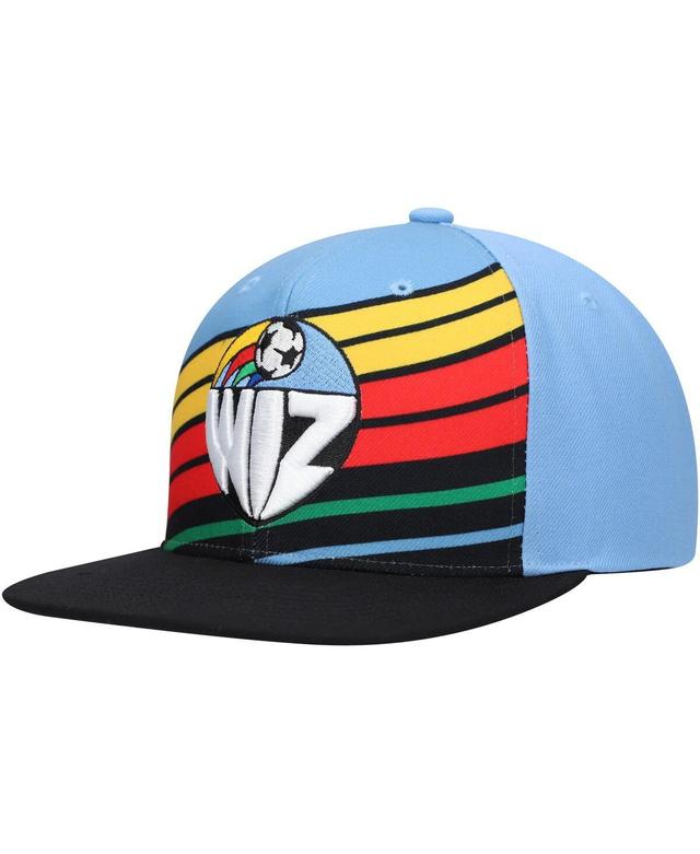 Mens Mitchell & Ness Sky Blue Sporting Kansas City Jersey Hook Snapback Hat Product Image