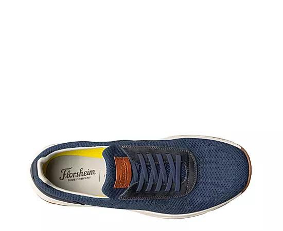 Florsheim Mens Satellite Knit Elastic Lace Slip On Sneaker Product Image