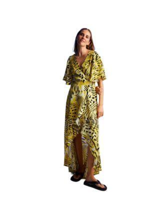 Nocturne Womens Printed Asymmetrical Dress Product Image