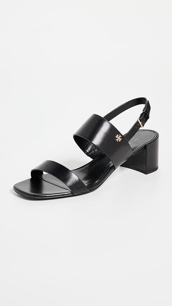 Tory Burch Double T Heel Sandals 50mm | Shopbop Product Image