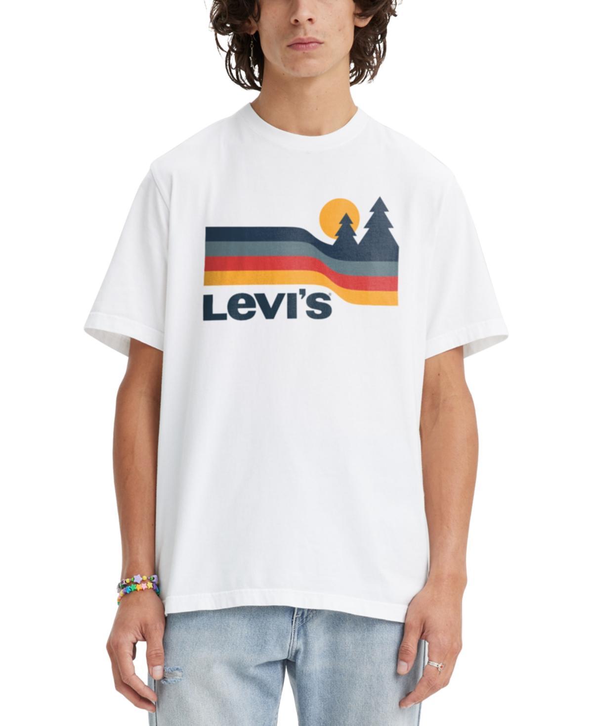 Mens Levis Classic Graphic Tee Red Product Image