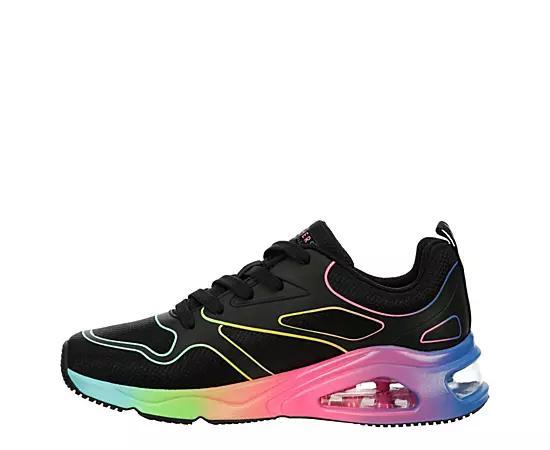 Skechers Womens Tres Air Uno Rainbow Roads Sneaker Product Image