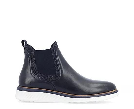 Vance Co. Hartwell Chelsea Mens Ankle Boots Blue Product Image